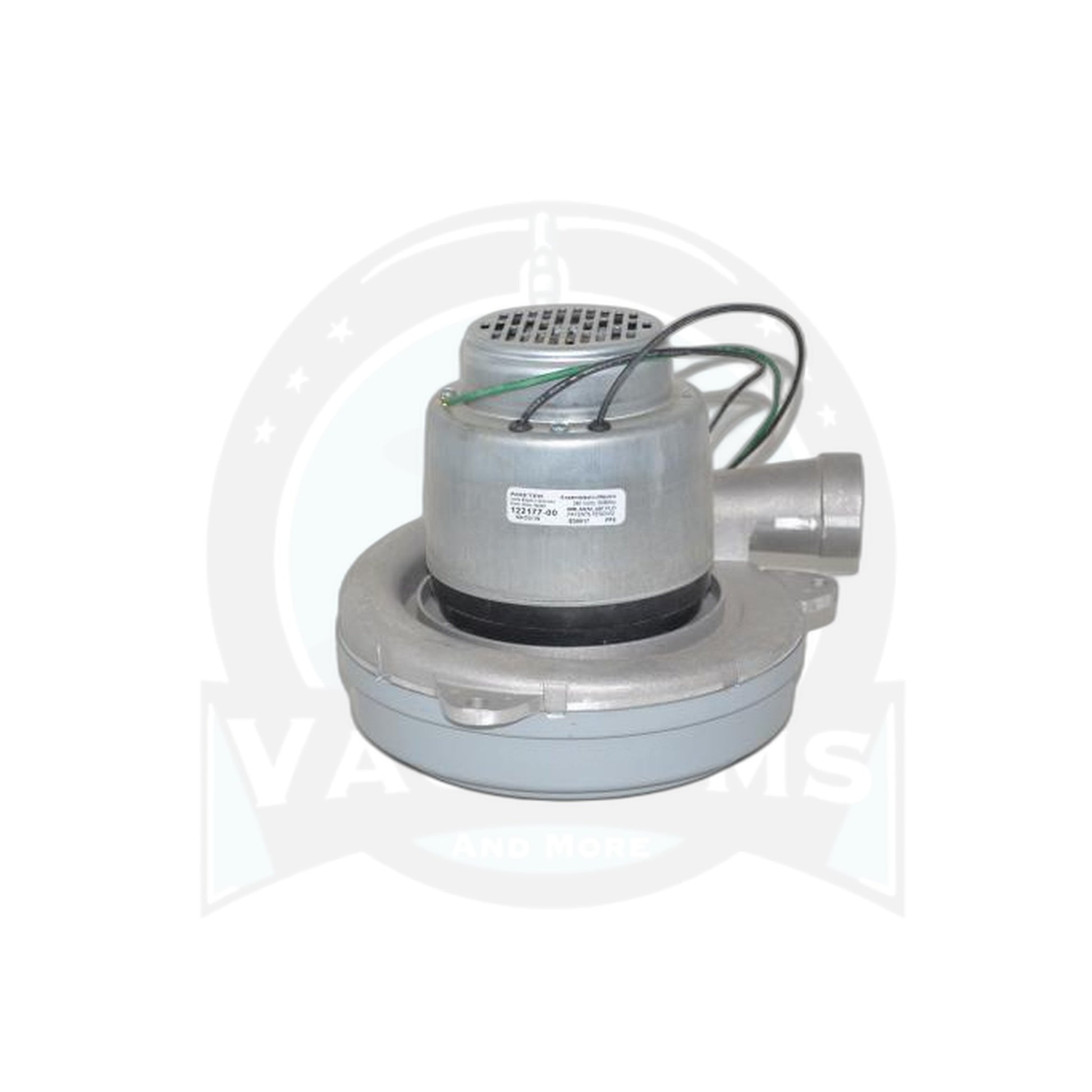Ametek Lamb 240V 2-Stage Bypass Vacuum Motor - 8.4 Inch - Lamb