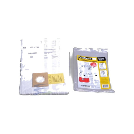 WunderBag Micro Pre-Filter Bags - Dustless Love-Less Ash 12-18 Gallon (2-Pack)