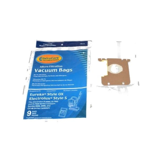 Electrolux Oxygen/Harmony Canister Paper Bags - 9 Pack