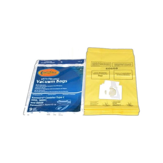 Kenmore Type C / Panasonic Type C-5 Micro Paper Bags - 9-Pack