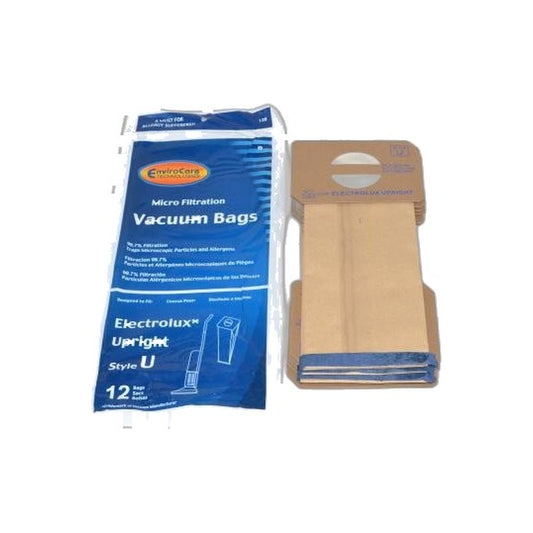 U Upright Micro Paper Bags - Electrolux, 12 Pack