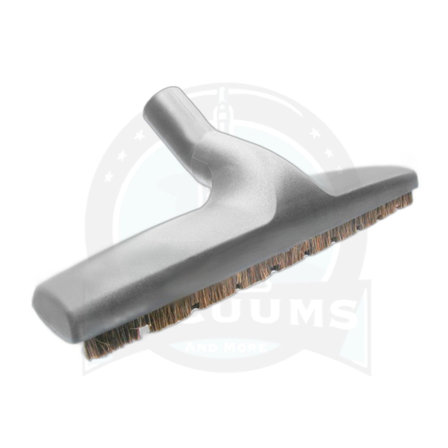 Wessel-Werk D320 12-1/2" Floor Brush, 1-1/4" Fit, Light Grey/Wheels