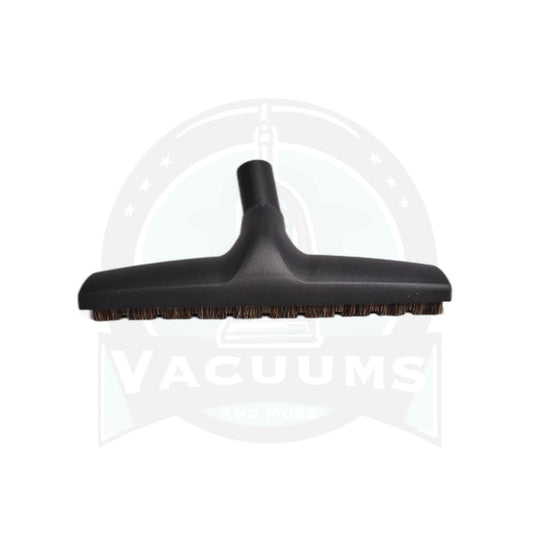 Wessel Werk Black Floor Brush - 1 1/4" - 12.5" with Wheels - Horsehair Bristle - Wessel Werk