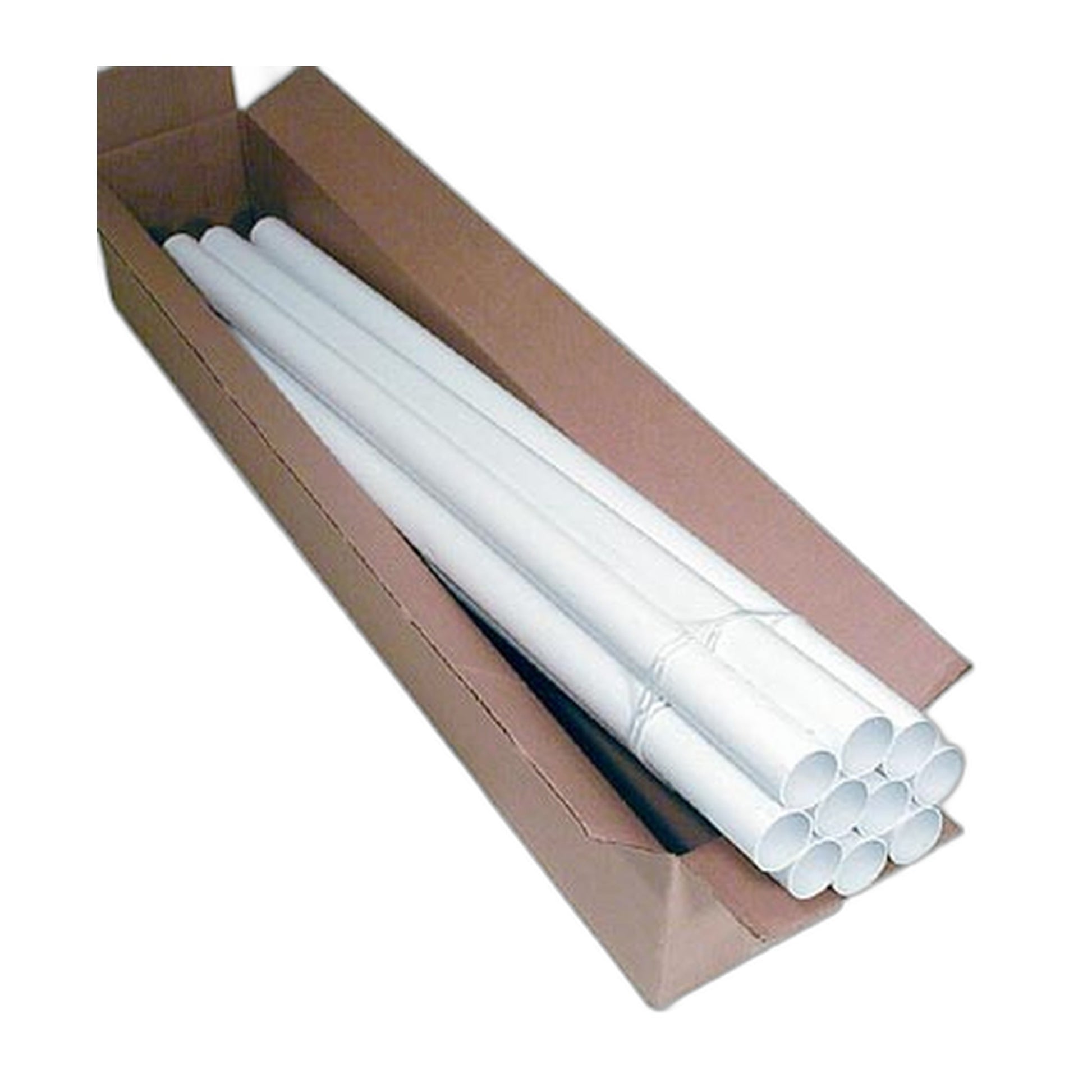 40 Ft PVC Central Vacuum Pipe, Ten 4-Foot Lengths