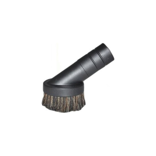 Commercial 1-1/2 Inch Horse Hair Dust Brush - Black