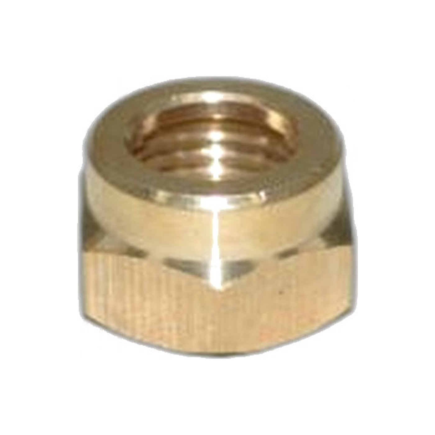 Brass Hex Nut Tee Cap for Commercial Jet Wand Extractors