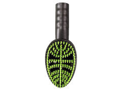 Pet Hair Grooming Brush with soft bristles and 1 1/4" cuff (black/green).  Requires 1766ST Adapter. - SEBO