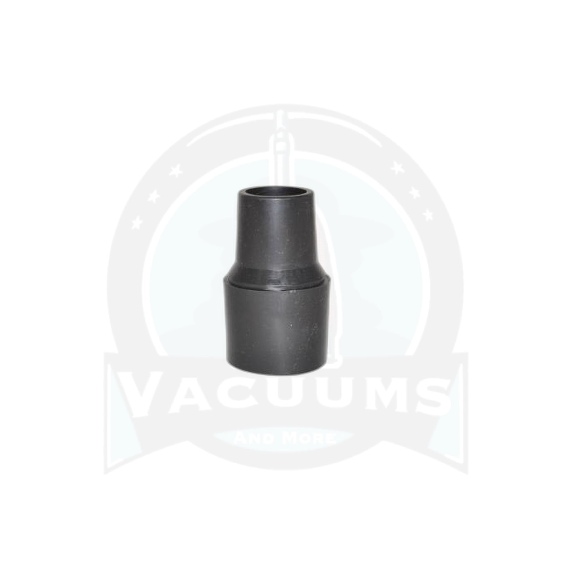 Reducing Hose Cuff - Black, 1-1/2" to 1-1/4", All Plastic - Vacuums and More