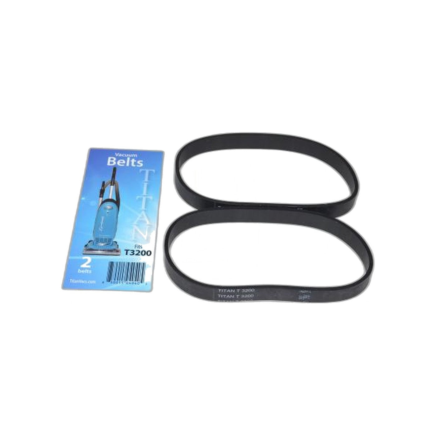Titan T3200 Upright Vacuum Flat Belt 2-Pack