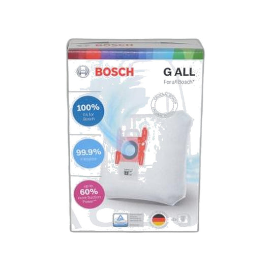 Bosch Type G Paper Bags - Compact Canister, 4-Pack