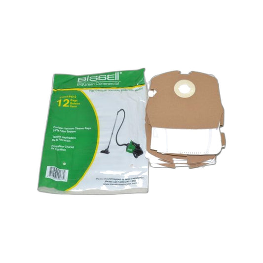 Bissell Compact Canister Paper Bags (12 Pack) - Fits BGC3000
