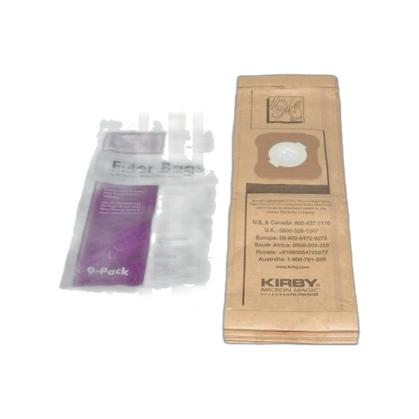 Kirby Upright Paper Bags - Generation 4, 9 Pack