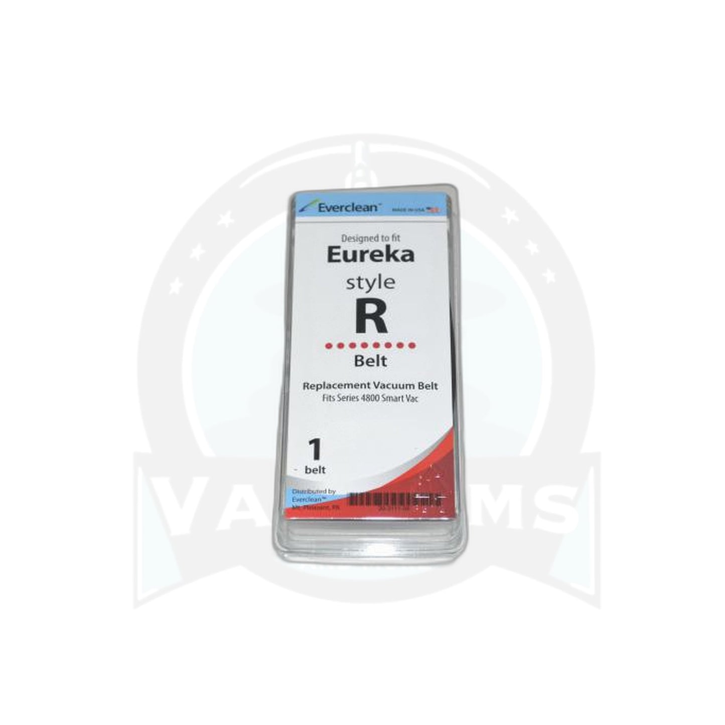 Eureka Type R Belt (1 Pack) - Fits Smart Vac and EverClean Upright - Eureka