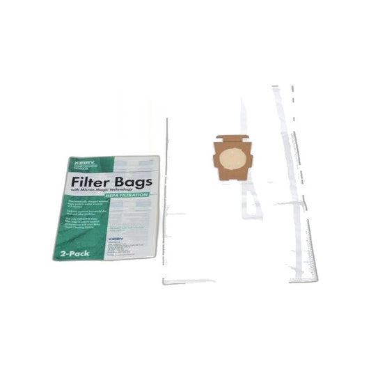 Kirby Microallergen Plus Upright Paper Bags - 2 Pack - Fits Gen 3 Through Avalir