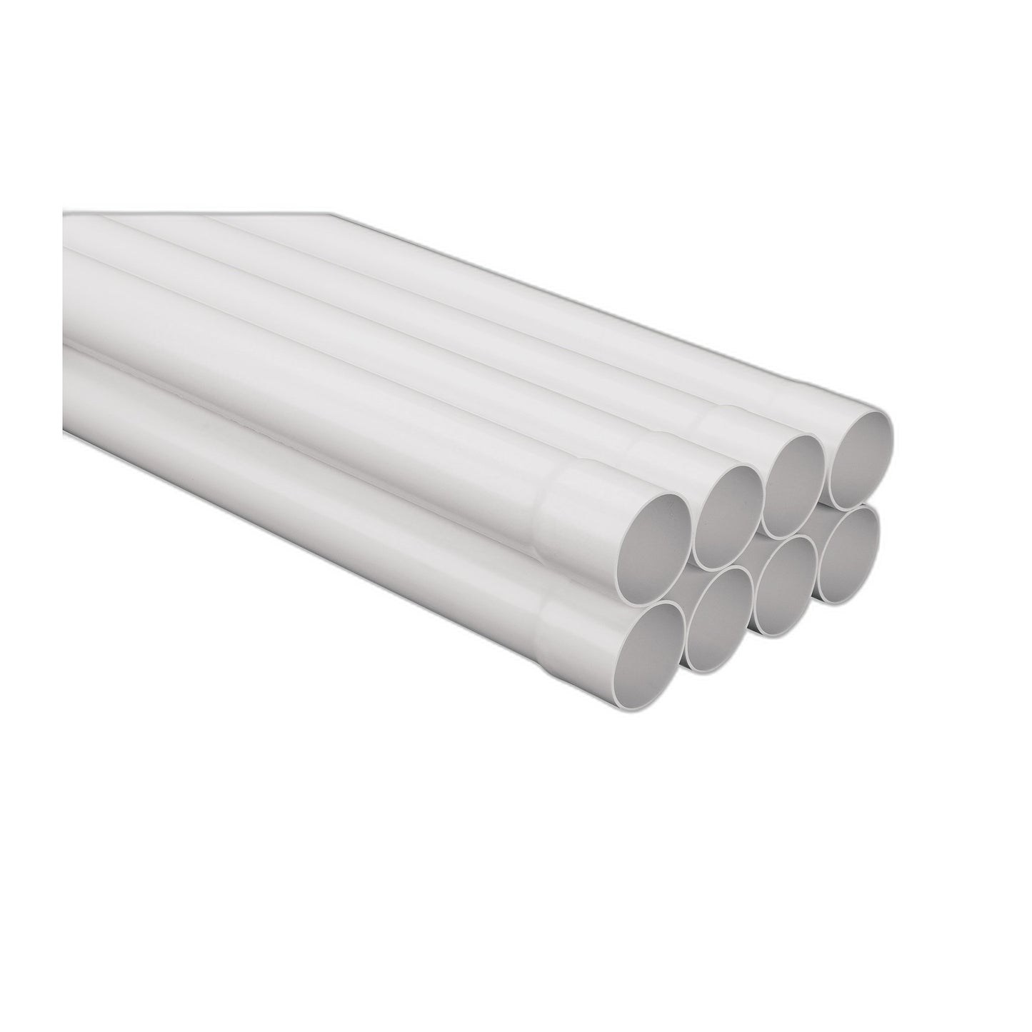 White Thin Wall Central Vacuum Piping Bundle