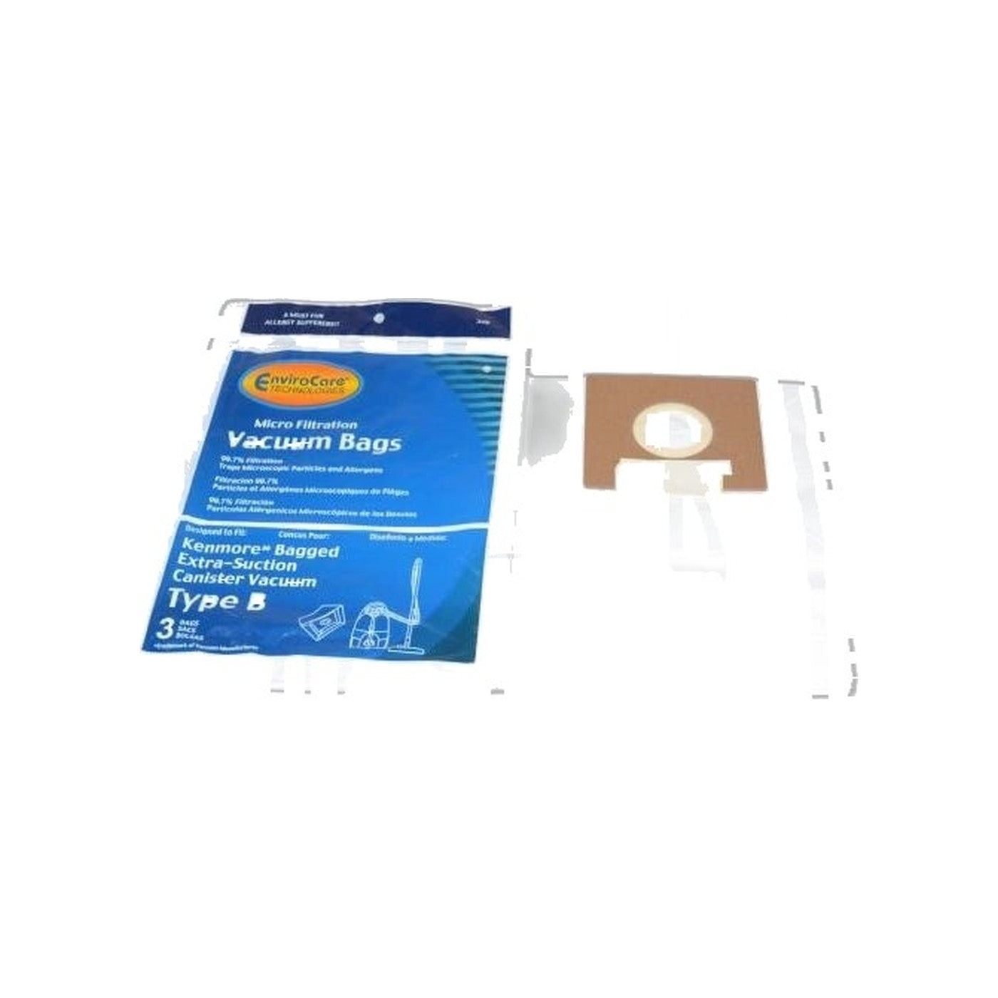 Kenmore Type B Canister Paper Bags - Galaxy Series, 3 Pack