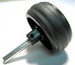Wheel, complete, for ET-1 and ET-2 (gray black) - SEBO