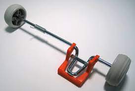 Axle Assembly, for 370 ELECTRONIC (light gray) - SEBO