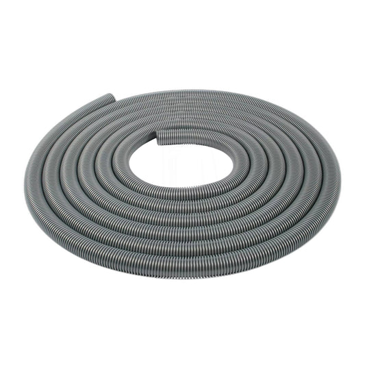 50' x 1-3/8" Crushproof Central Vacuum Hose, Silver