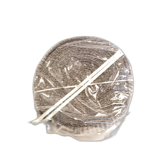 30 ft Grey Knit Central Vacuum Hose Sock, Rolled in Poly Bag