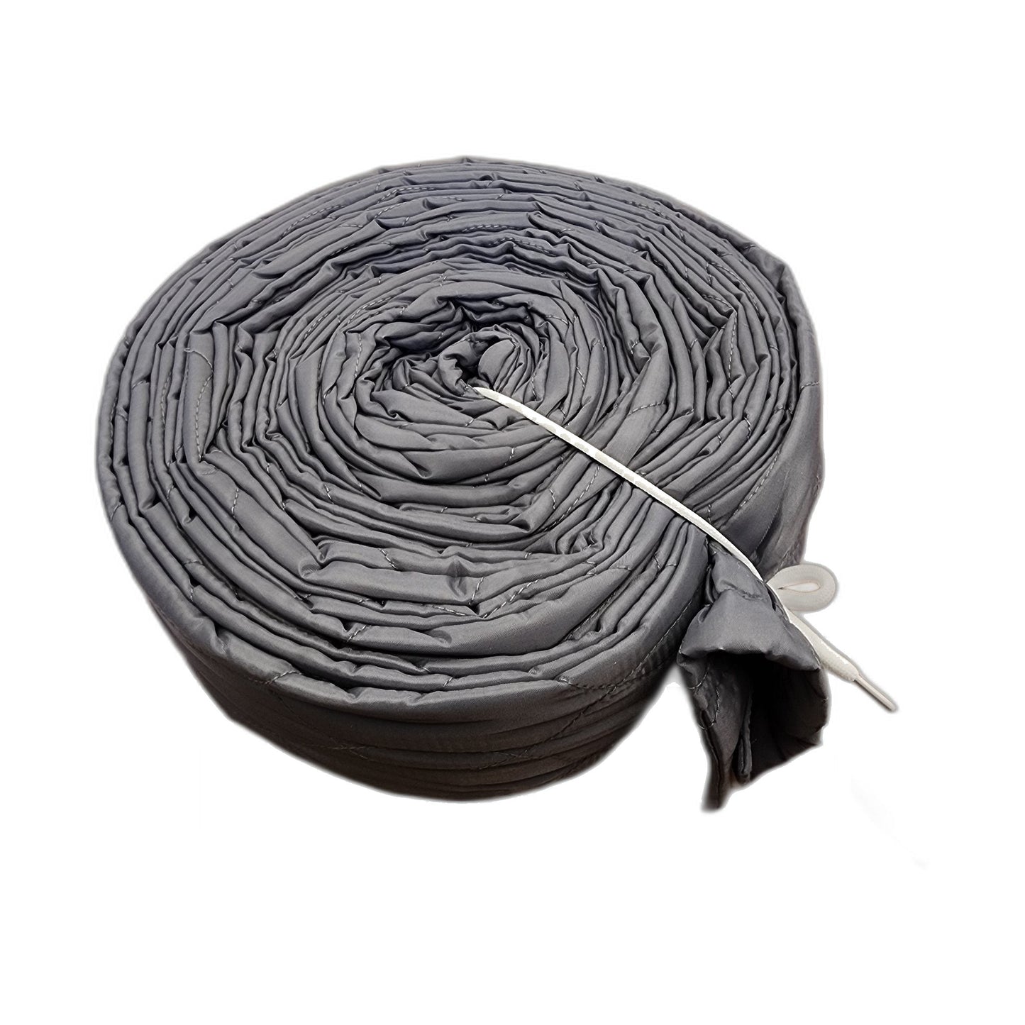 Nadair 30' Gray Padded Zippered Central Vacuum Hose Sock