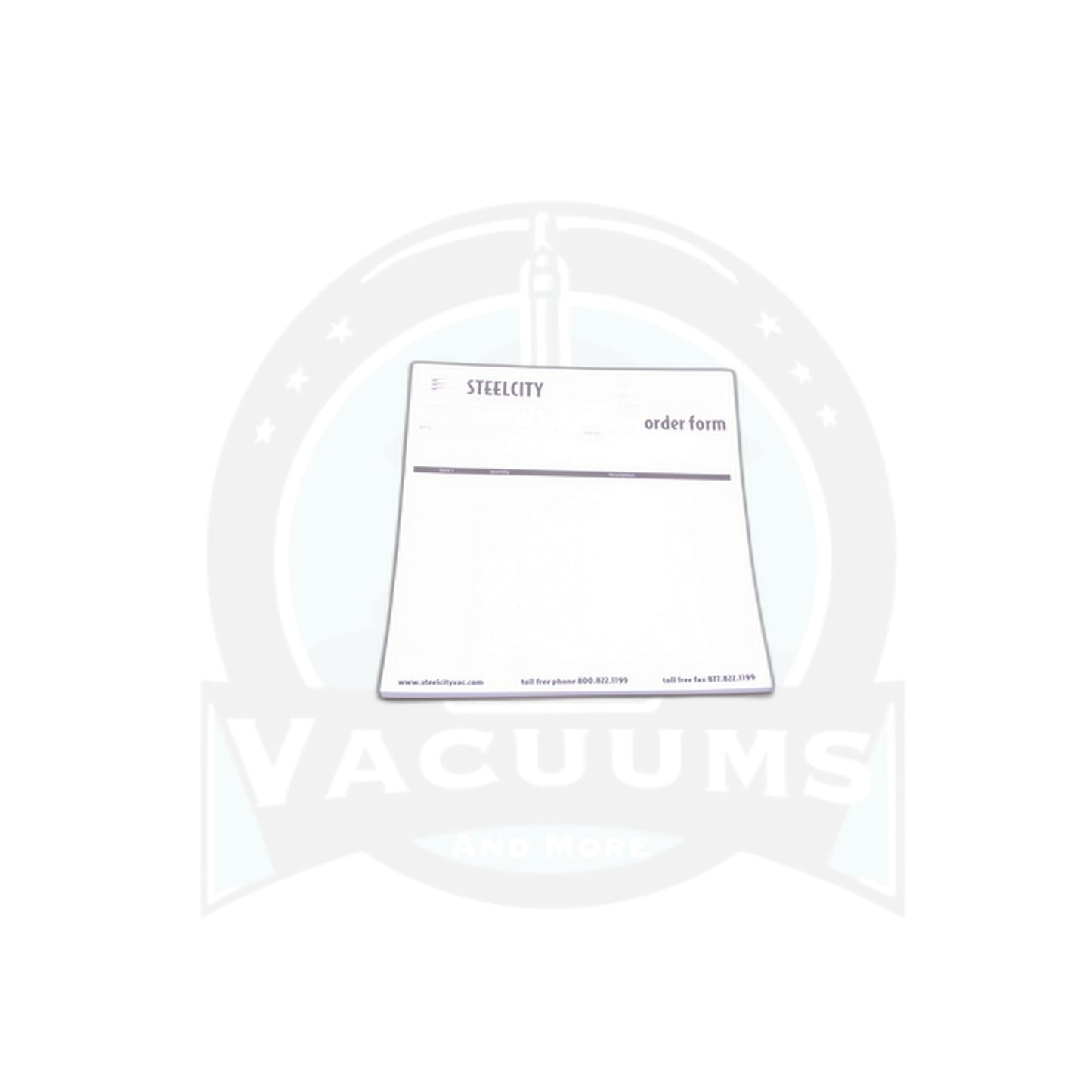 Steel City Vacuum Ordering Note Pad - Shop Supply - Fit All