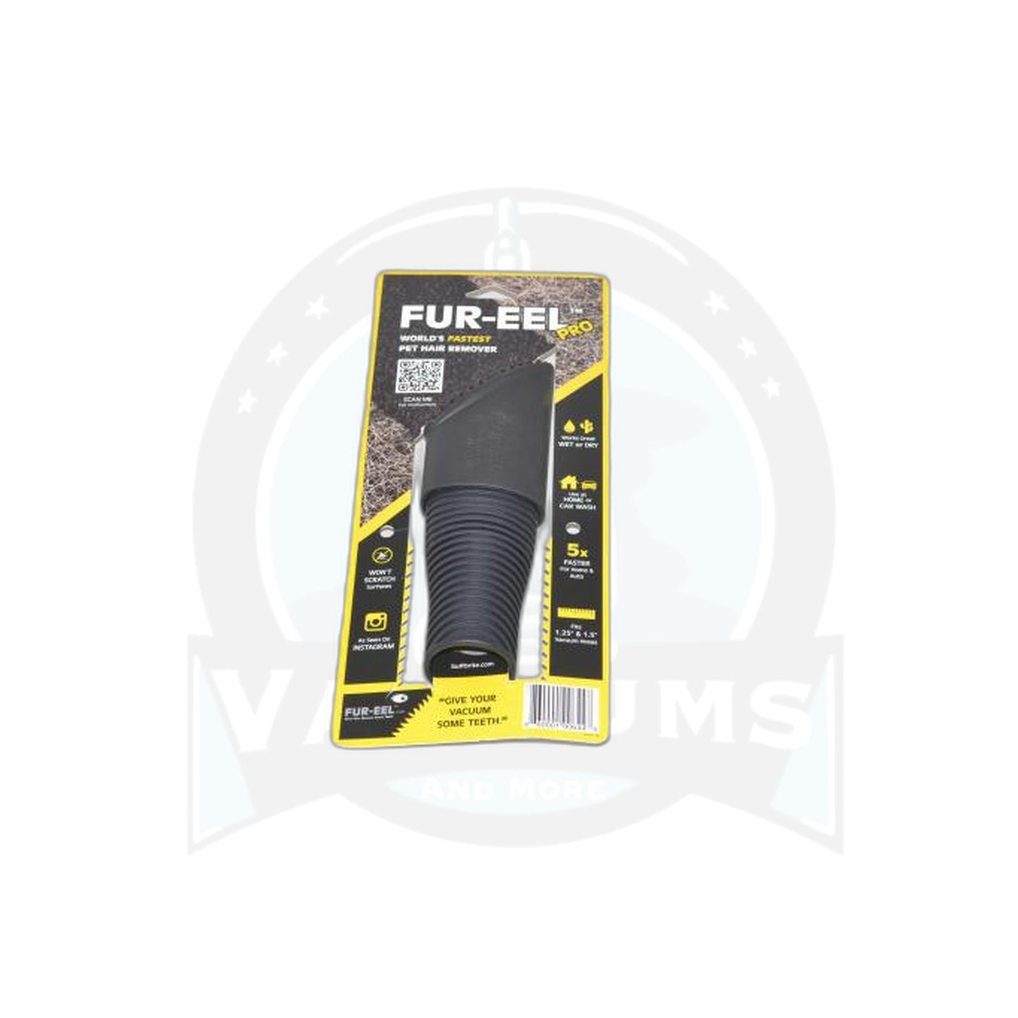 Fang and Fur-Eel Pro Pet Hair Tool 1-1/4" - Fit All Vacuums - Fit All