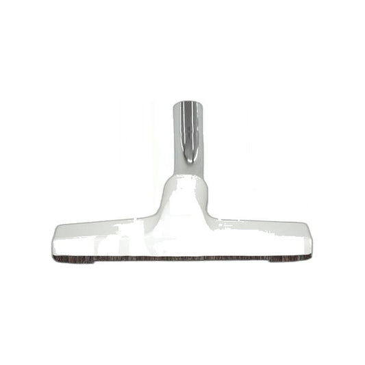 White Floor Brush with Metal Elbow - Fit All - 10 Inch
