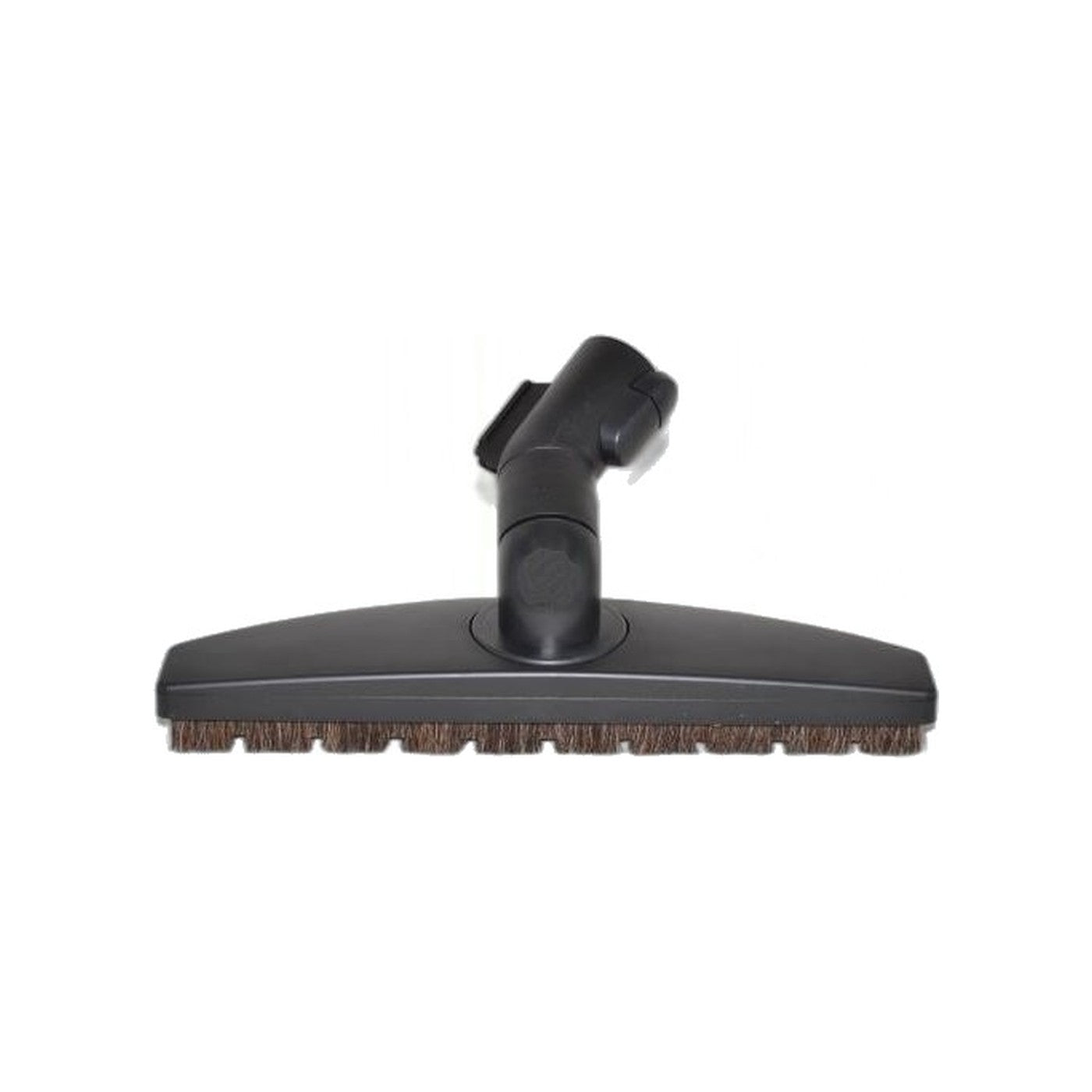 Miele Swivel Floor Brush with Button Lock - 12", Horsehair Bristle