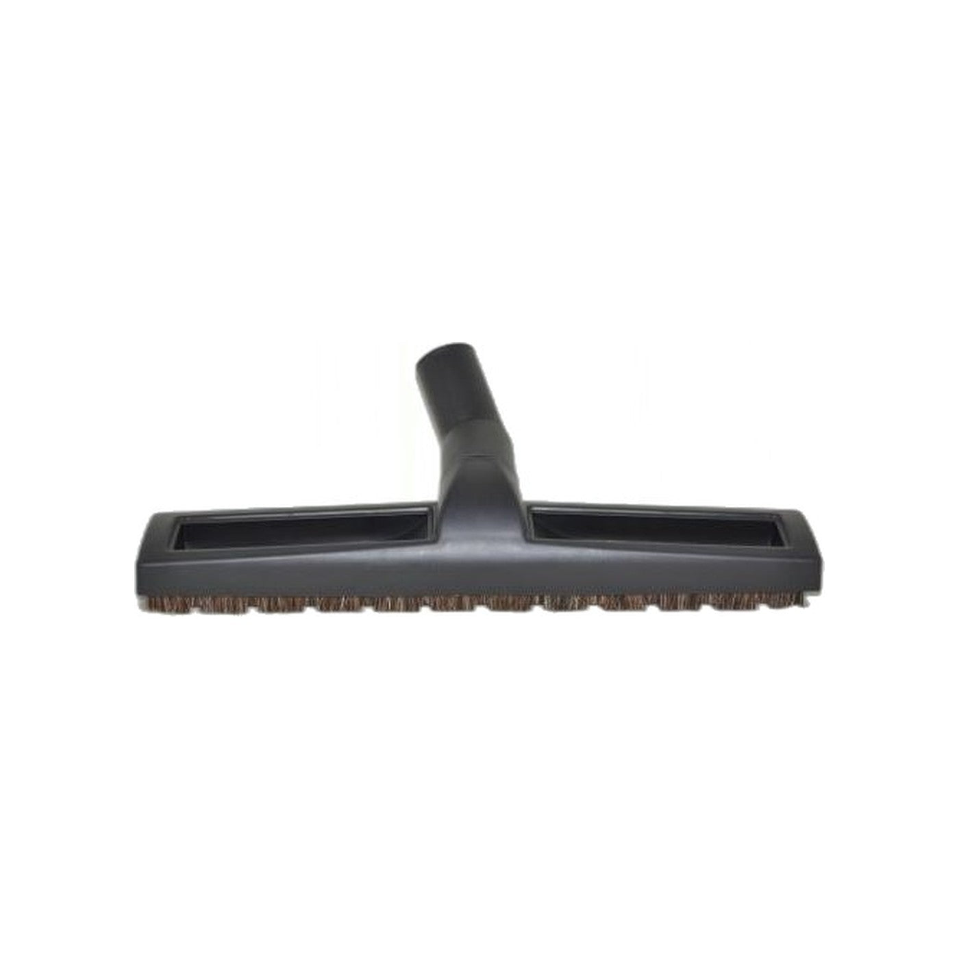 Universal 14-Inch Floor Brush with Wheels - Black
