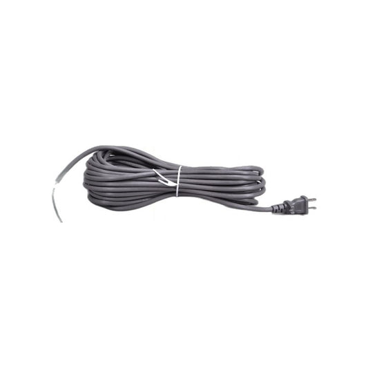 Power Cord, 40 ft., 17-2, Gray with Grip Male Plug