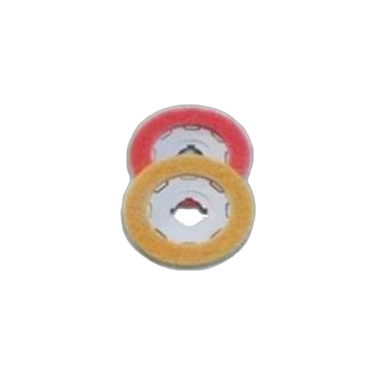 SEBO Red & Yellow Polishing Pad Set for Floor Prep & Gloss
