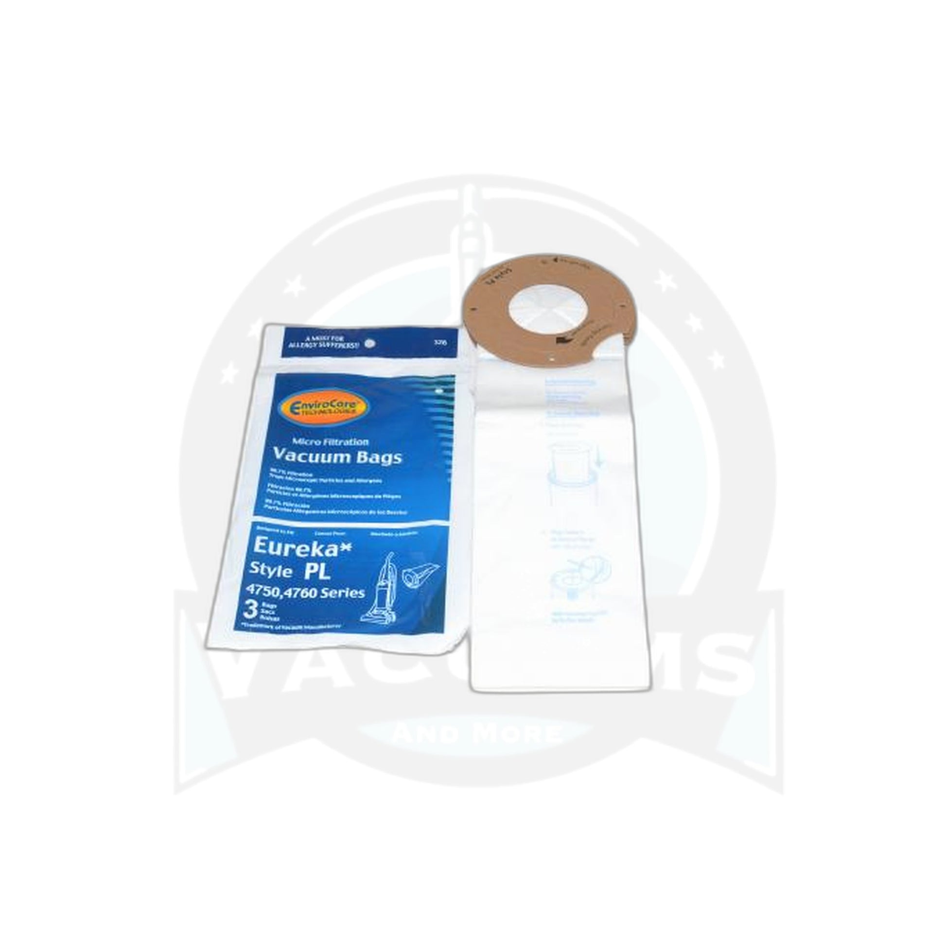 Eureka Upright Micro Paper Bags Pl - 3 Pack - Eureka
