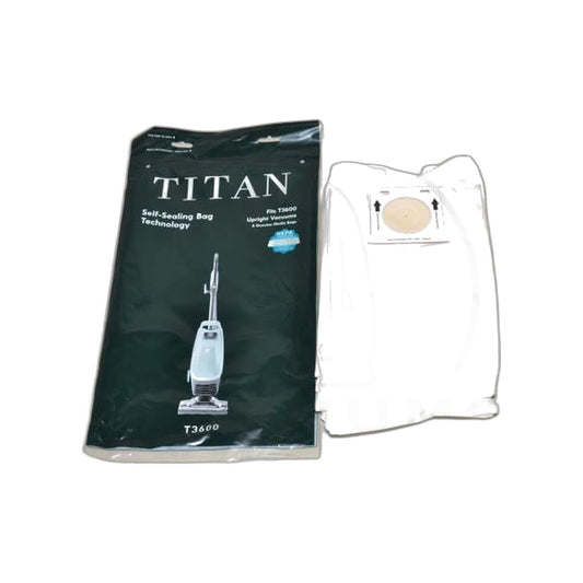 Titan HEPA Vacuum Bags - T3600 Swivel Lift Off, 6-Pack (Self-Sealing)