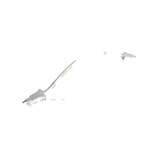 Hose Cord, 10", Male/Female - White