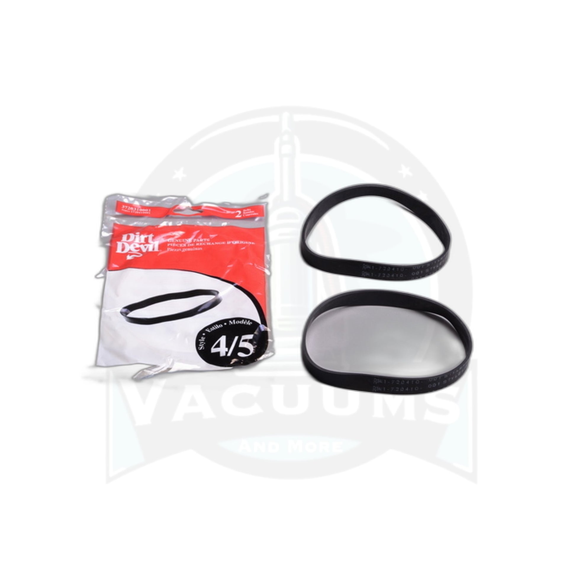 Dirt Devil Flat Belt - Royal - 2 Pack, Style 4&5 - Dirt Devil