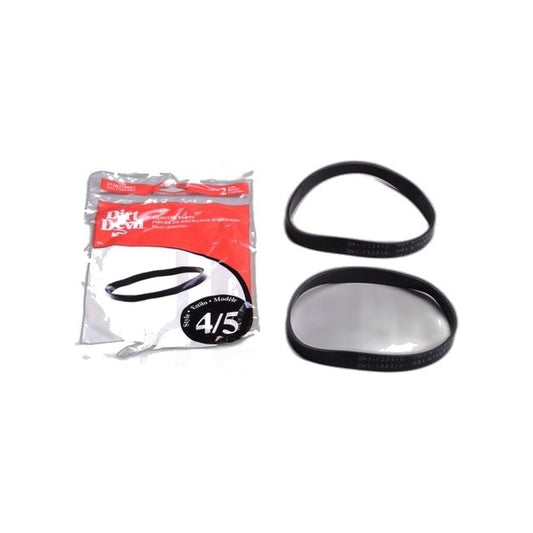 Dirt Devil Style 4/5 Flat Belt - 2 Pack - Featherlite, Swivel Glide, Vision Uprights