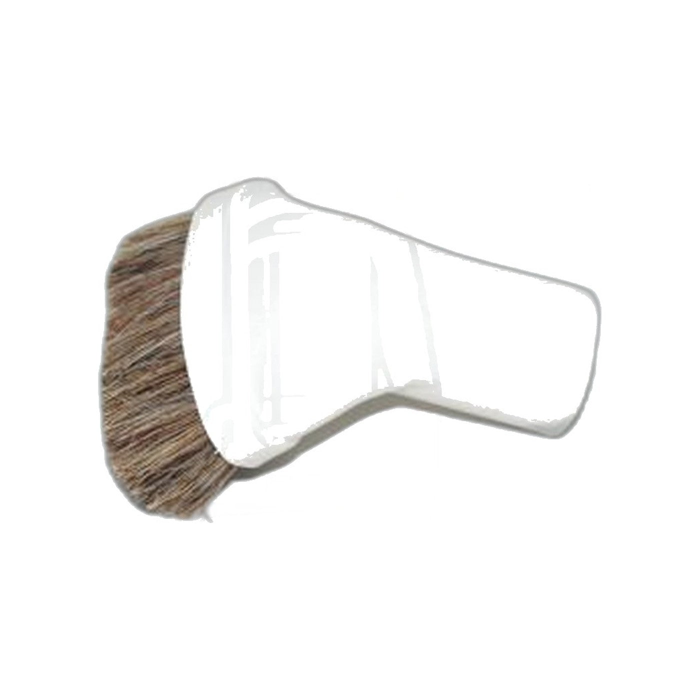Light Grey 1 1/4" Deluxe Horsehair Dust Brush