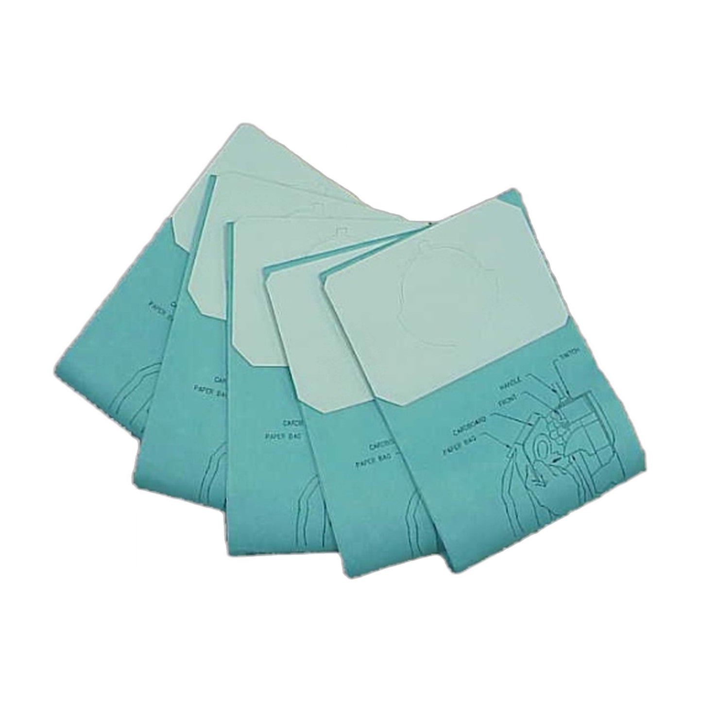 Mastercraft Twin-Master Original Paper Vacuum Bags, 5-Pack