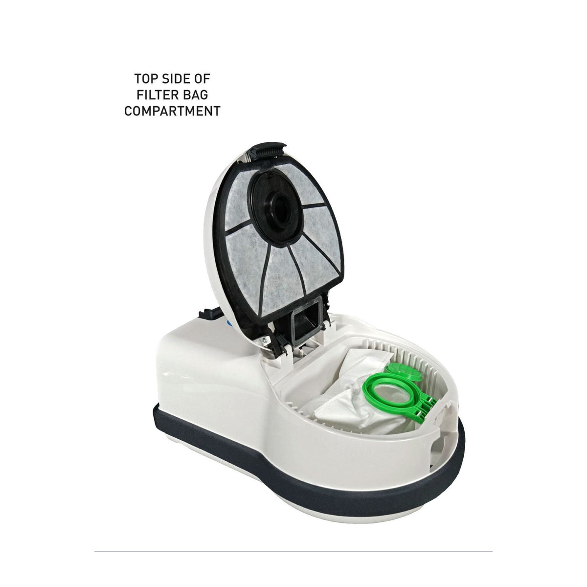 SEBO ET-1 Power Head without On/Off Switch for AIRBELT D4, E3 and K3 — Black