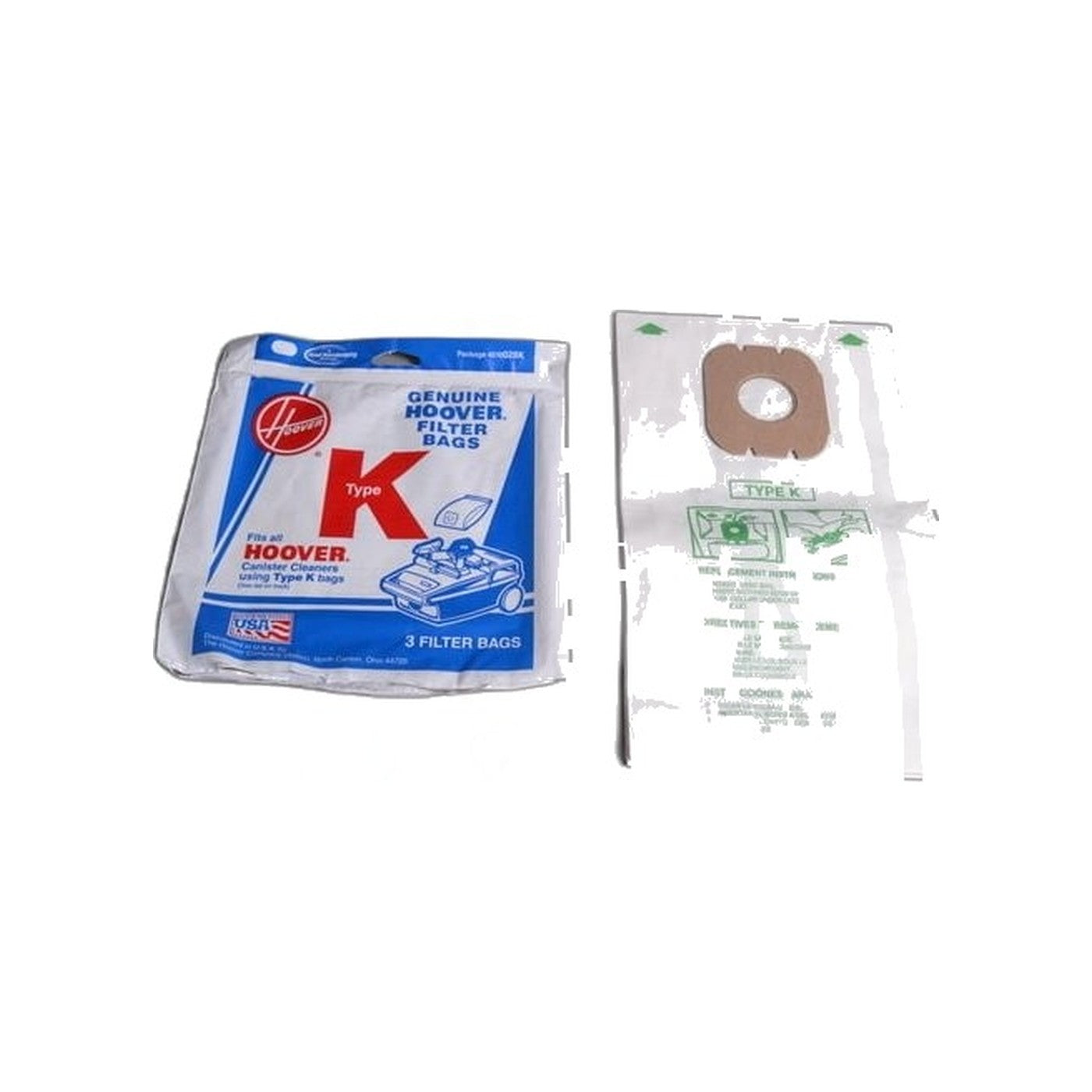 Hoover K Spirit Canister Paper Bags - 3 Pack