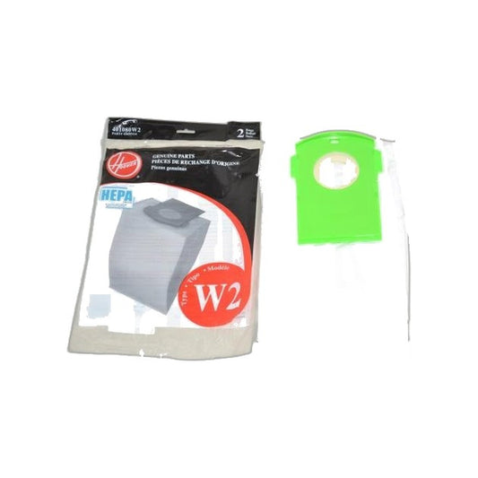 Hoover HEPA W2 Upright Paper Bags - 2 Pack, Windtunnel 2
