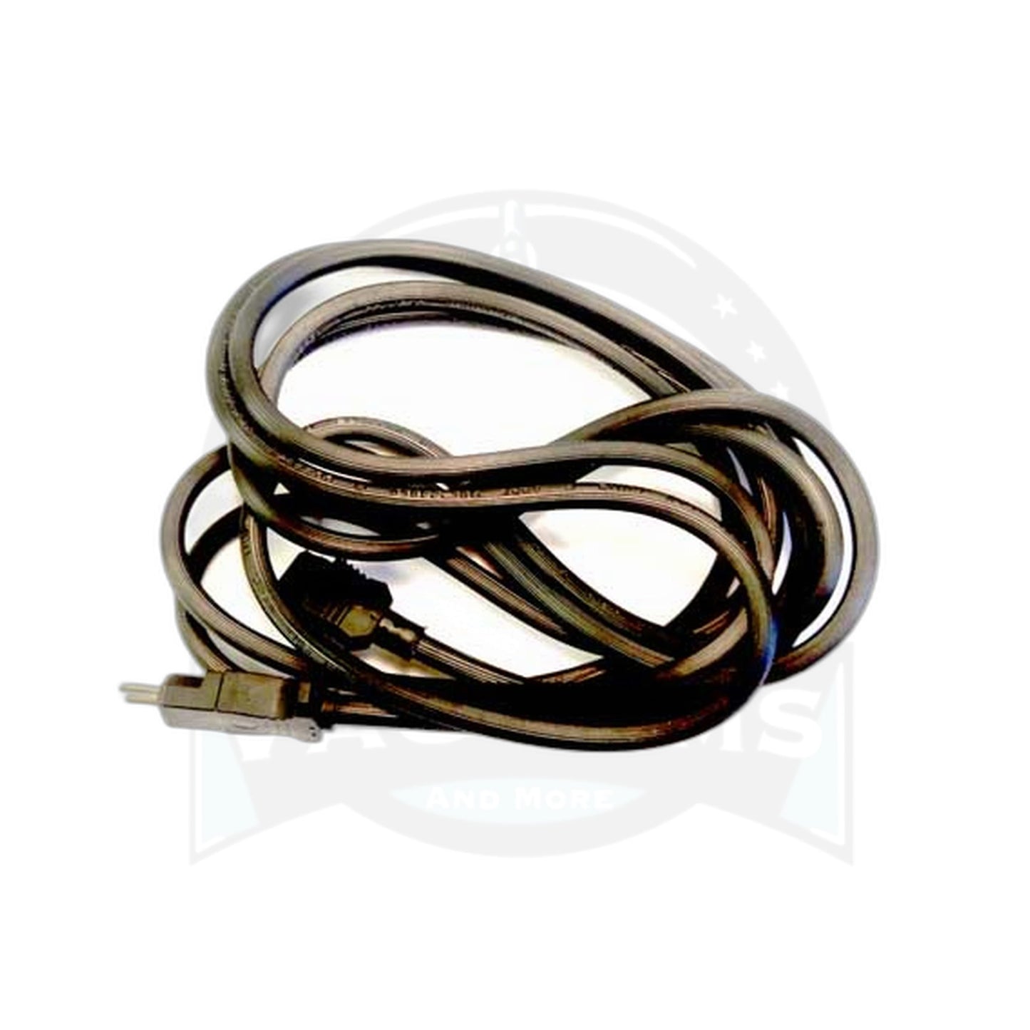 Fitall 96 in. Pigtail Cord, Male/Female, Black