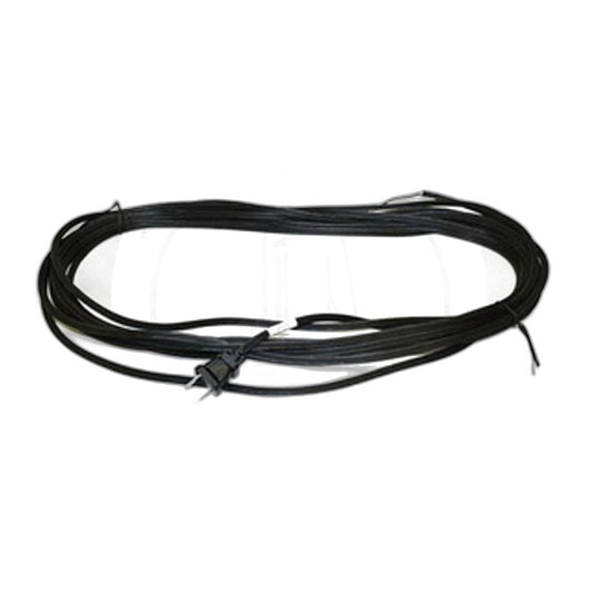 Fit All 30 ft 17/2 2-Wire Replacement Vacuum Cord, Black with Grip
