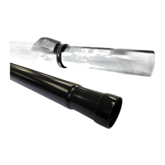 Universal 1-1/4" Black Metal 39" Telescopic Wand, Friction-Fit Top & Bottom