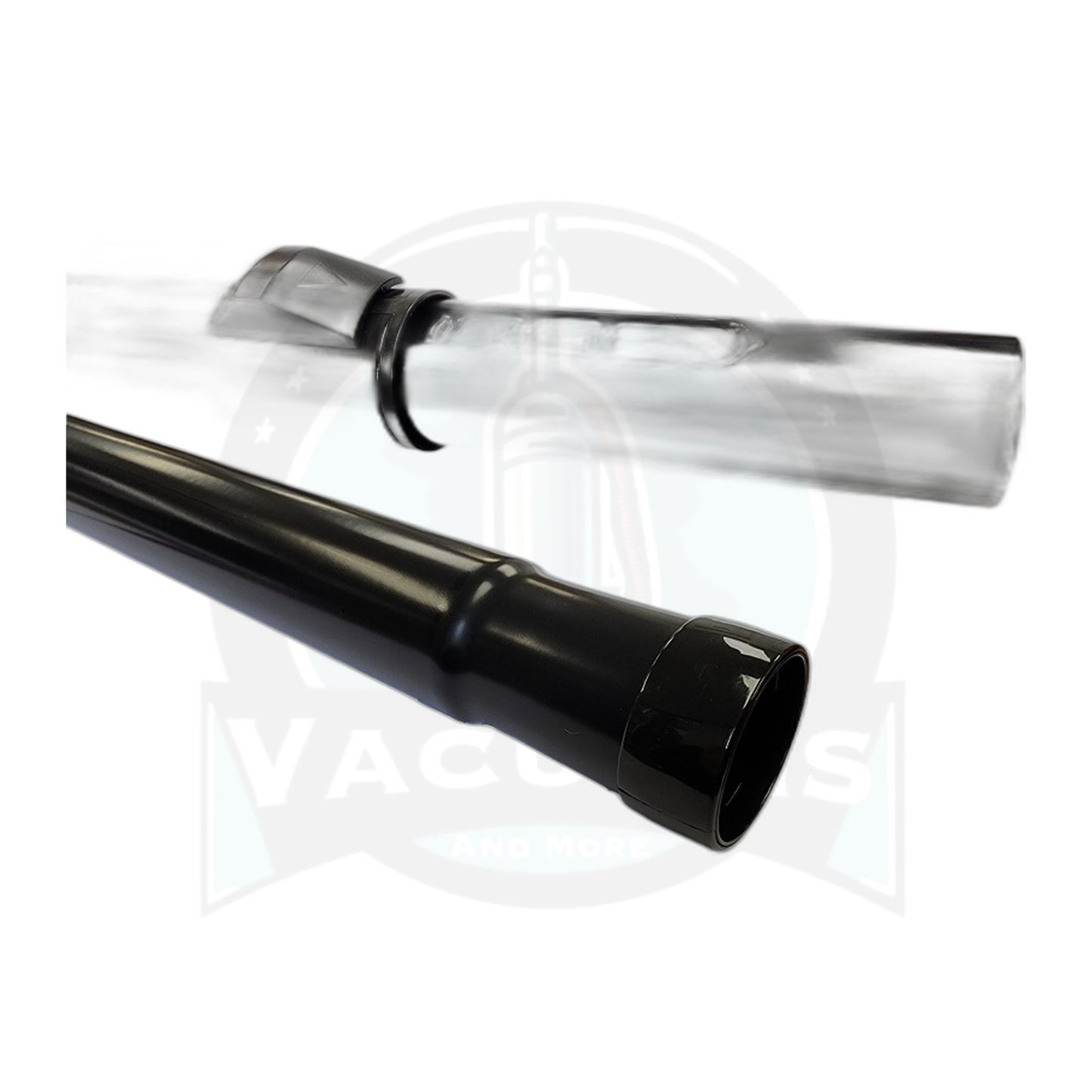 Universal 1-1/4" Black Metal 39" Telescopic Wand, Friction-Fit Top & Bottom