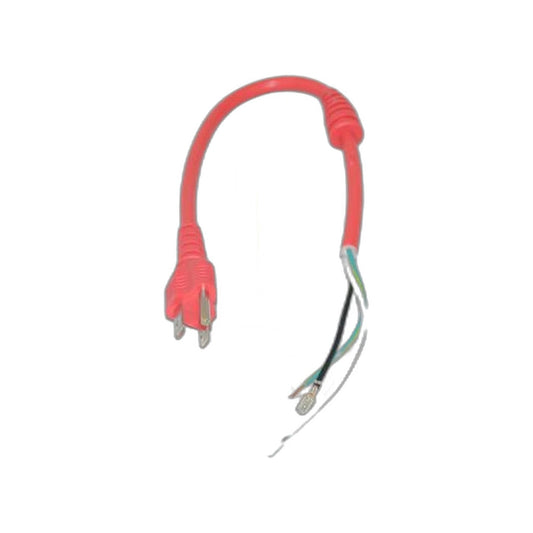 Oreck Short Pigtail Cord - U2000RB Upright, 16 Inch, 120V 3-Wire