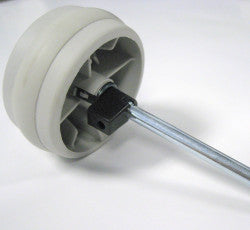 Axle with Wheel, for 300 and 350 (light gray) - Image 2