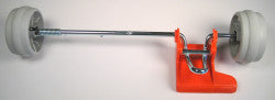 SEBO Axle with Wheels - Foot Pedal and Spring for X and G Series - Image 2