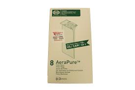 Filter Bag Box X, G, C, 300/350, and 370 (8-piece carton), 8 bags with caps - SEBO